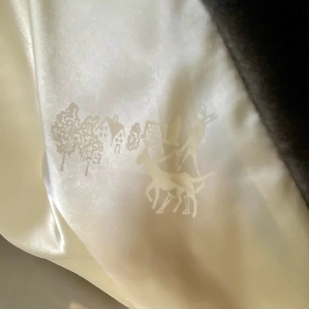 VINTAGE Borgana — Gorgeous Cream and Black Faux Fur Women's Coat— SPECTACULAR ! - Picture 7 of 14